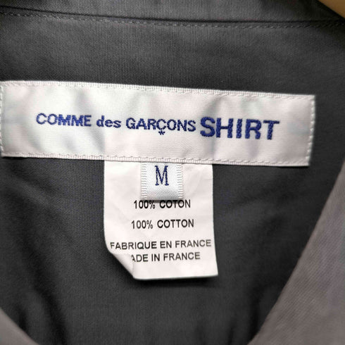コムデギャルソンシャツ COMME des GARCONS SHIRT FOREVER WIDE CLASSIC コットン ポプリン レギュラーカラーシャツ メンズ M