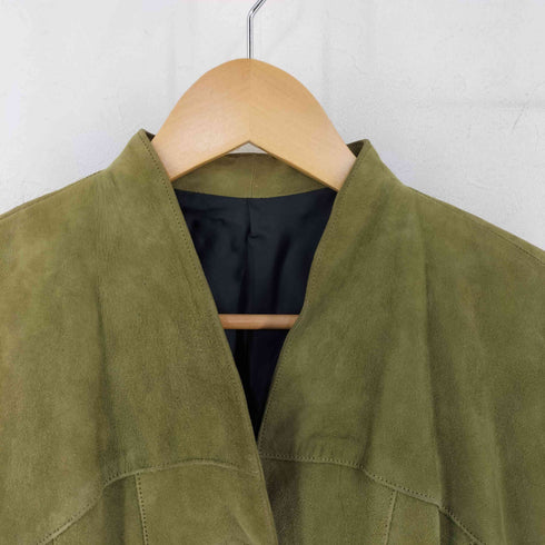 Marta Mach スペイン製 シープスキンノーカラーコート レディース JPN:42