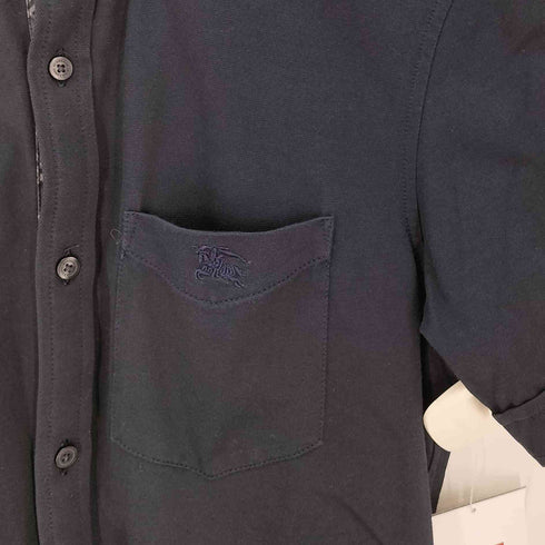 バーバリーブラックレーベル BURBERRY BLACK LABEL ボタンダウン 半袖シャツ メンズ JPN:1