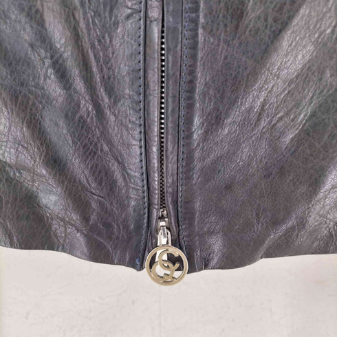 CAROLINA QUARANTA イタリア製 レザーファージャケット レディース import:XL