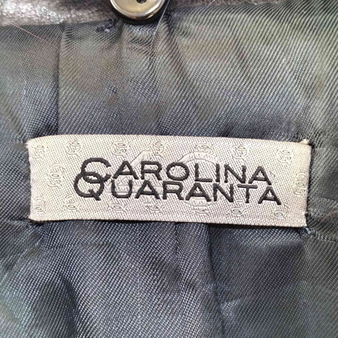 CAROLINA QUARANTA イタリア製 レザーファージャケット レディース import:XL