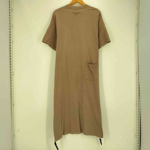 アメリカーナ Americana SIDE ZIP POCKET ONEPIECE サイドジップポケット付きTシャツワンピース レディース