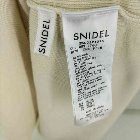 スナイデル snidel ロングニットレイヤードワンピース レディース ONE SIZE