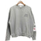 ノーマニュアル NOMANUAL SLOGAN SWEAT 両面 プリント クルーネック スウェット メンズ import:M
