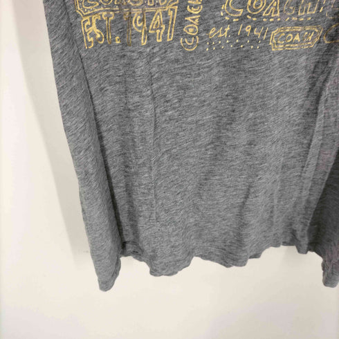 コーチ COACH フレンチスリーブ プリントTシャツ レディース import:S