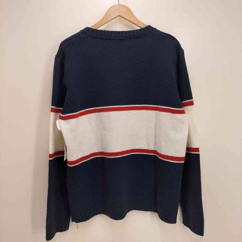 ビリオネアボーイズクラブ Billionaire Boys Club ロゴ リブ クルーネック ニット セーター メンズ JPN:XL