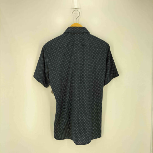ボス BOSS SLIM-FIT 総柄 レギュラーカラーシャツ メンズ import:M