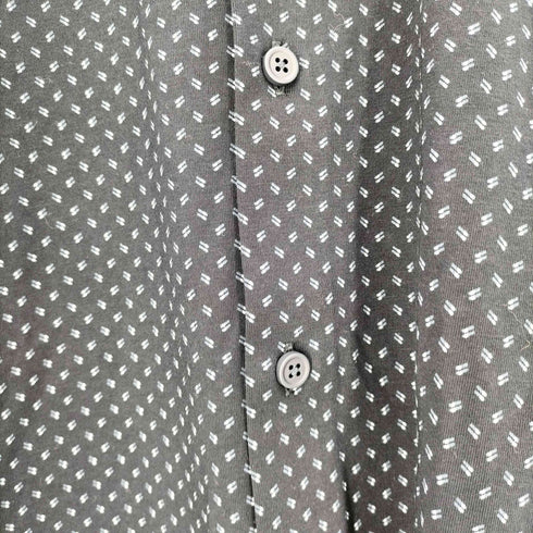ボス BOSS SLIM-FIT 総柄 レギュラーカラーシャツ メンズ import:M