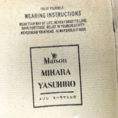 ミハラヤスヒロ MIHARA YASUHIRO HANK ハンク スネーク メンズ JPN:41