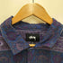ステューシー Stussy VINTAGE CAMP COLLAR ARABESQUE S/S SHIRT 唐草 総柄 レーヨン シャツ メンズ import:M