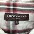ハイダウェイニコル HIDEAWAYS NICOLE ワイヤー 五分袖チェックシャツ メンズ 50