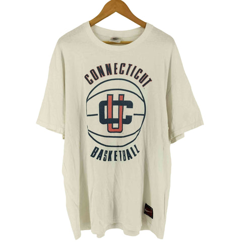 ナイキ NIKE 90s USA製 バスケ カレッジプリント Tシャツ メンズ L