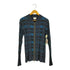 ランバンオンブルー LANVIN en Bleu ダブルジップ 総柄 ウール ジップ ニット メンズ EUR:50