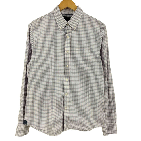 バナナリパブリック BANANA REPUBLIC チェック L/S ボタンダウンシャツ メンズ L
