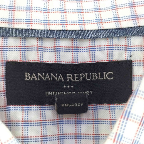 バナナリパブリック BANANA REPUBLIC チェック L/S ボタンダウンシャツ メンズ L