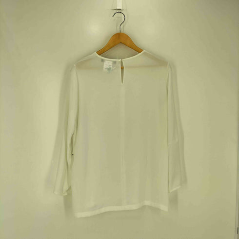 マックスマーラステュディオ MAX MARA STUDIO ポリ混 トリアセテート バックボタン ブラウス レディース JPN:42