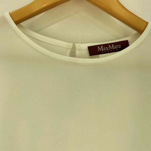 マックスマーラステュディオ MAX MARA STUDIO ポリ混 トリアセテート バックボタン ブラウス レディース JPN:42