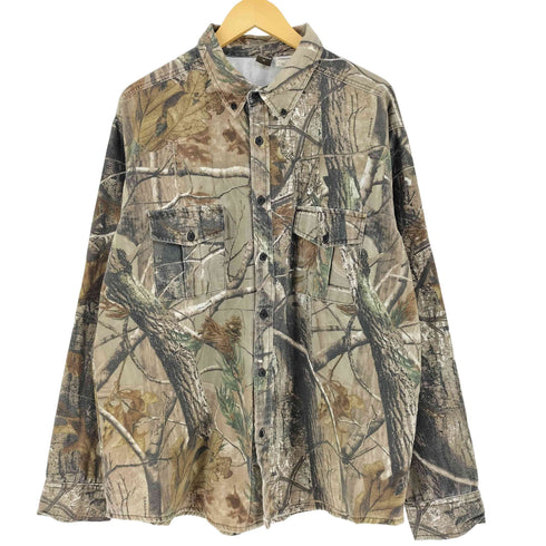 レンジャー RANGER リアルツリーカモ L/S ボタンダウンシャツ メンズ 2XL