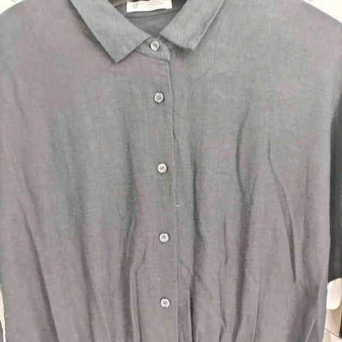 アフタヌーンティーワードローブ AFTERNOONTEA WARDROBE リネンレーヨン混 L/S シャツワンピース レディース MR