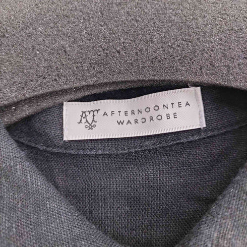 アフタヌーンティーワードローブ AFTERNOONTEA WARDROBE リネンレーヨン混 L/S シャツワンピース レディース MR