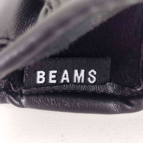 ビームス BEAMS 25AW フェイクレザー ダブル ライダース グローブ メンズ ONE SIZE