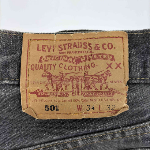 リーバイス Levis 90S 501 ボタン裏522 先染め ボタンフライ デニムパンツ メンズ US:34-35