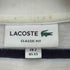 ラコステ LACOSTE リネン混 ボーダー 鹿の子 S/S ポロシャツ メンズ import:XS
