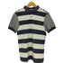 フレッドペリー FRED PERRY ボーダー 鹿の子 S/S ポロシャツ メンズ import:S