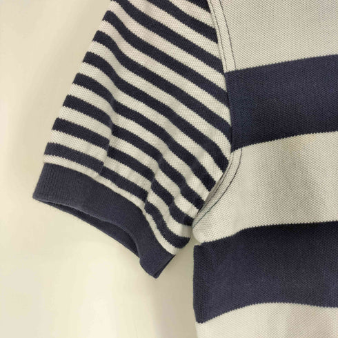 フレッドペリー FRED PERRY ボーダー 鹿の子 S/S ポロシャツ メンズ import:S