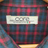 CORE ウール100% チェック レギュラーカラーシャツ メンズ import:L