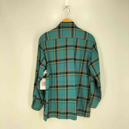 ピエールカルダン pierre cardin チェック レギュラーカラーシャツ メンズ import:L