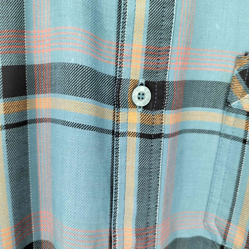 ピエールカルダン pierre cardin チェック レギュラーカラーシャツ メンズ import:L