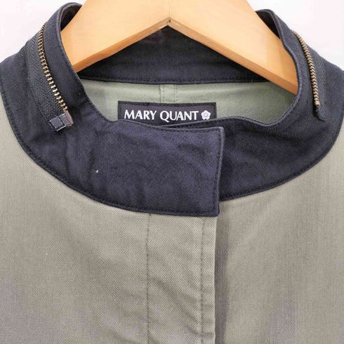 マリークワント MARY QUANT スタンドネック ステンカラーコート レディース import:M