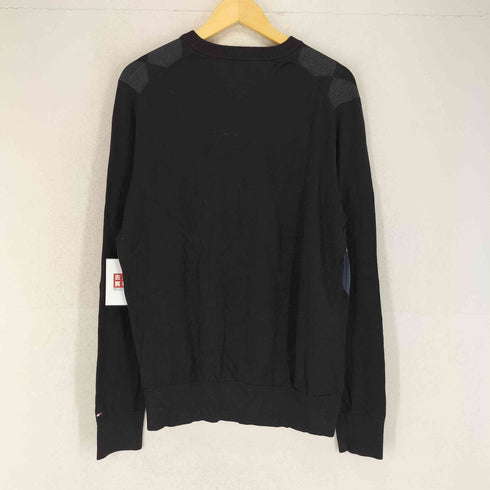 トミーヒルフィガー TOMMY HILFIGER MERCERIZED COTTON アーガイルニット メンズ L