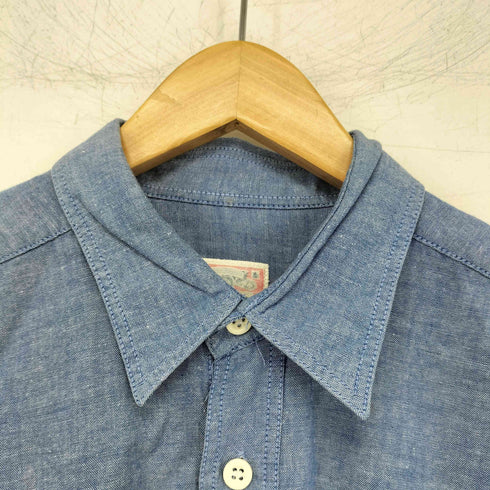 バドワイザー Budweiser 企業ロゴ刺繍 L/S シャツ メンズ L