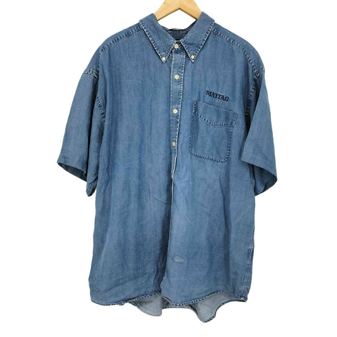 EAGLE DRY GOODS CO S/S ボタンダウンデニムシャツ メンズ XL