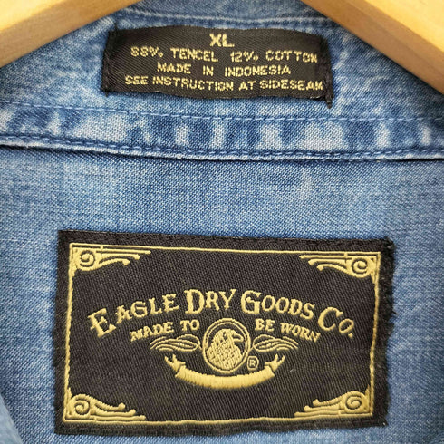 EAGLE DRY GOODS CO S/S ボタンダウンデニムシャツ メンズ XL
