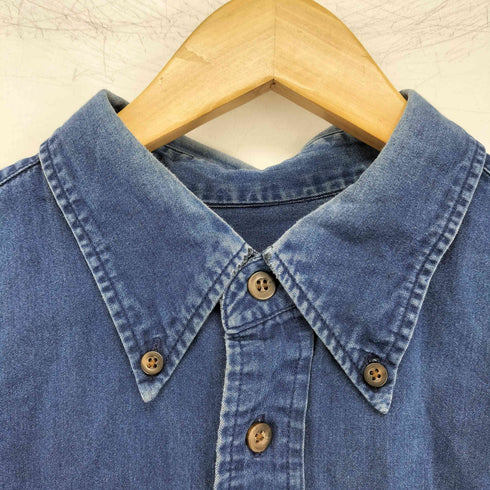エディーバウアー Eddie Bauer L/S デニムボタンダウンシャツ メンズ L