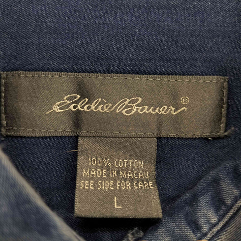 エディーバウアー Eddie Bauer L/S デニムボタンダウンシャツ メンズ L