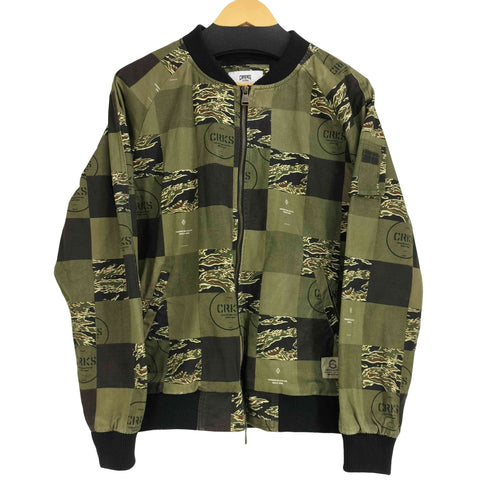 クルックスアンドキャッスルズ CROOKS&Castles カモ チェック MA-1 フライトジャケット メンズ JPN:M