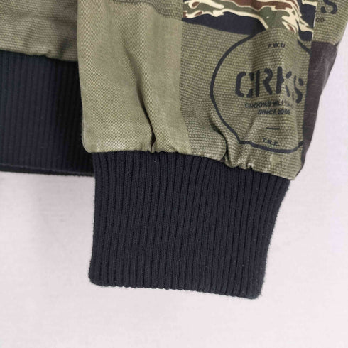 クルックスアンドキャッスルズ CROOKS&Castles カモ チェック MA-1 フライトジャケット メンズ JPN:M