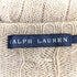 ラルフローレン RALPH LAUREN 麻 カシミヤ Vネック ケーブルニット レディース S