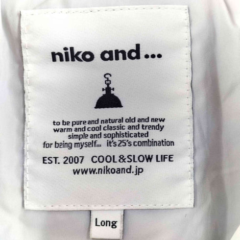 ニコアンド niko and... ミンクファーベスト レディース Long