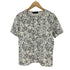ダーマコレクション DAMA collection 花柄 フラワーデザイン リネン混 S/S Tシャツ レディース JPN:S