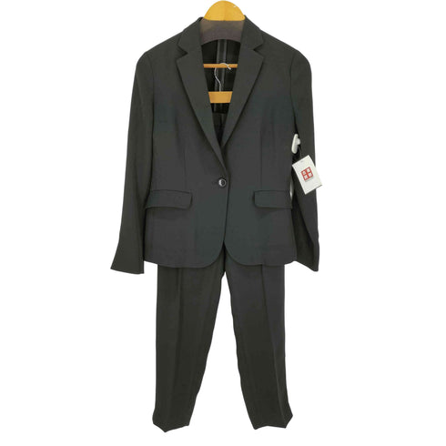 スーツカンパニー THE SUIT COMPANY SHE 1B テーラードジャケット スラックスパンツ レディース 40