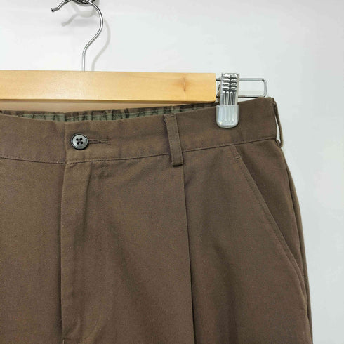 ユナイテッドアローズグリーンレーベルリラクシング UNITED ARROWS green label relaxing 25AW コットン チノ 1プリーツ W4 ワイドパンツ メンズ JPN:M