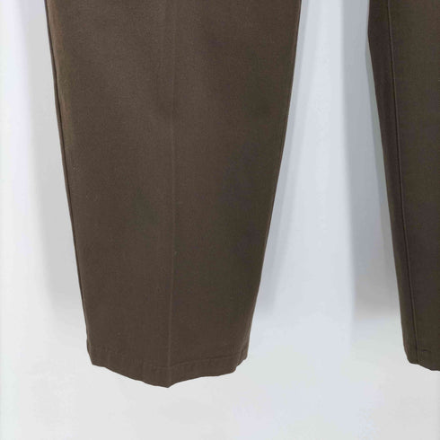 ユナイテッドアローズグリーンレーベルリラクシング UNITED ARROWS green label relaxing 25AW コットン チノ 1プリーツ W4 ワイドパンツ メンズ JPN:M