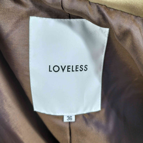 ラブレス LOVELESS フェイクレザーレイヤー オーバーコート レディース JPN:36