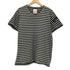 ヨウジヤマモト Yohji Yamamoto 24AW Gipsy コラボ ボーダー柄 ロゴワッペン S/S クルーネックTシャツ メンズ JPN:4