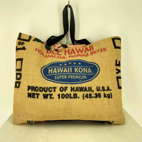 UCC HAWAII コーヒー袋 リネン トートバッグ メンズ
